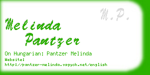 melinda pantzer business card